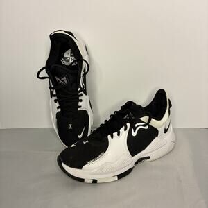 Nike Air Paul George PG 5 Team DA7758-001 Black White Basketball Shoes US 8